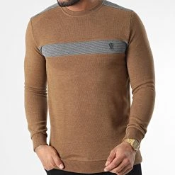De gros 🎁 Sweat Crewneck RBL6212 Camel de Classic Series 🔥