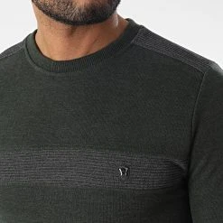 Meilleur prix ✔️ Sweat Crewneck RBL6212 Vert Kaki de Classic Series ⌛ -HautStyle Boutique classic series 348711 RBL6212 HAKI 20221125T150517 02