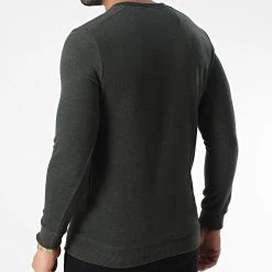 Meilleur prix ✔️ Sweat Crewneck RBL6212 Vert Kaki de Classic Series ⌛ -HautStyle Boutique classic series 348711 RBL6212 HAKI 20221125T150520 04