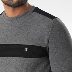 De gros ✔️ Sweat Crewneck RBL6212 Gris Chiné de Classic Series 🥰 -HautStyle Boutique classic series 348712 RBL6212 GRI 20221125T151229 02