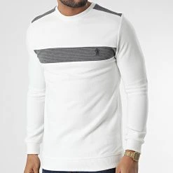 Promo 🔔 Sweat Crewneck RBL6212 Blanc de Classic Series 🛒 -HautStyle Boutique classic series 348713 RBL6212 EKRU 20221125T152445 03