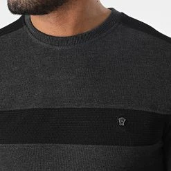 Grosses soldes 👏 Sweat Crewneck RBL6212 Gris Anthracite Chiné de Classic Series 😍 -HautStyle Boutique classic series 348714 RBL6212 ANTRASIT 20221125T151008 02