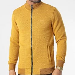 Promo 🔔 Veste Zippée RBL6310 Jaune Moutarde de Classic Series 💯