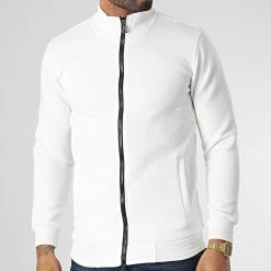 Remise 🧨 Veste Zippée RBL6310 Blanc de Classic Series ⭐