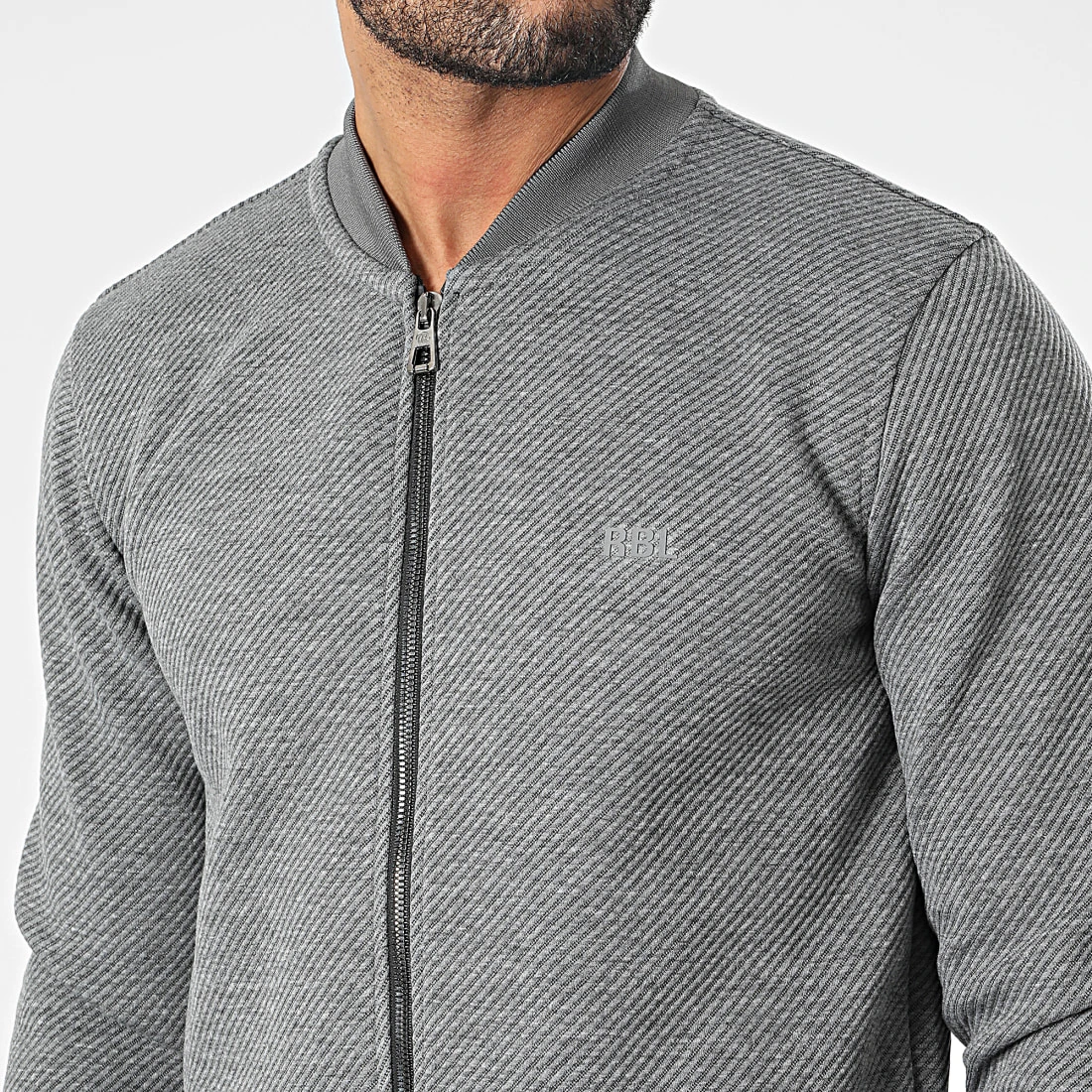 Meilleur prix 🧨 Veste Zippée RBL6308 Gris de Classic Series 🔔 4 Meilleur prix 🧨 Veste Zippée RBL6308 Gris de Classic Series 🔔 – Image 2