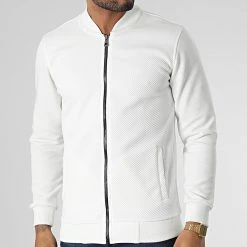 Remise ⭐ Veste Zippée RBL6308 Blanc de Classic Series 💯 -HautStyle Boutique classic series 348725 RBL6308 EKRU 20221122T154841 03