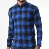 Budget 👏 Chemise Manches Longues DP4003 Carreaux Bleu Roi Noir de Classic Series 👍 -HautStyle Boutique denim project 338118 DP4003 BLUE CHECK 20220926T161933 01