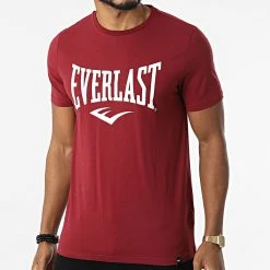 Remise 🔥 Tee Shirt Russell Bordeaux de Classic Series ✨