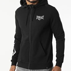 De gros ⭐ Sweat Capuche Zippé Sulphur Noir de Classic Series ❤️