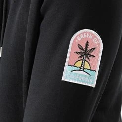 Tout neuf ⭐ Sweat Capuche Cali Noir de Classic Series ✔️ -HautStyle Boutique green of california 266843 GREENOFCALIFORNIA SWCAP NOIR 20210607T140429 02