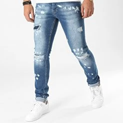Acheter ✨ Jean Slim 2932 Bleu Denim de Classic Series ⌛