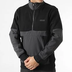 Promo ⭐ Sweat Col Zippé Summit Noir de Classic Series ✨ -HautStyle Boutique nicce london 295478 0114 K008 0143 20211217T162005 03