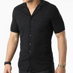 Top 10 ⭐ Chemise Manches Courtes ERS-1690 Noir de Classic Series 🔔