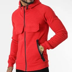 Offres ✨ Sweat Zippé Capuche Gortion Rouge de Classic Series 😍 8 Offres ✨ Sweat Zippé Capuche Gortion Rouge de Classic Series 😍 -HautStyle Boutique none 309436 GORTION RED 20220322T150645 03