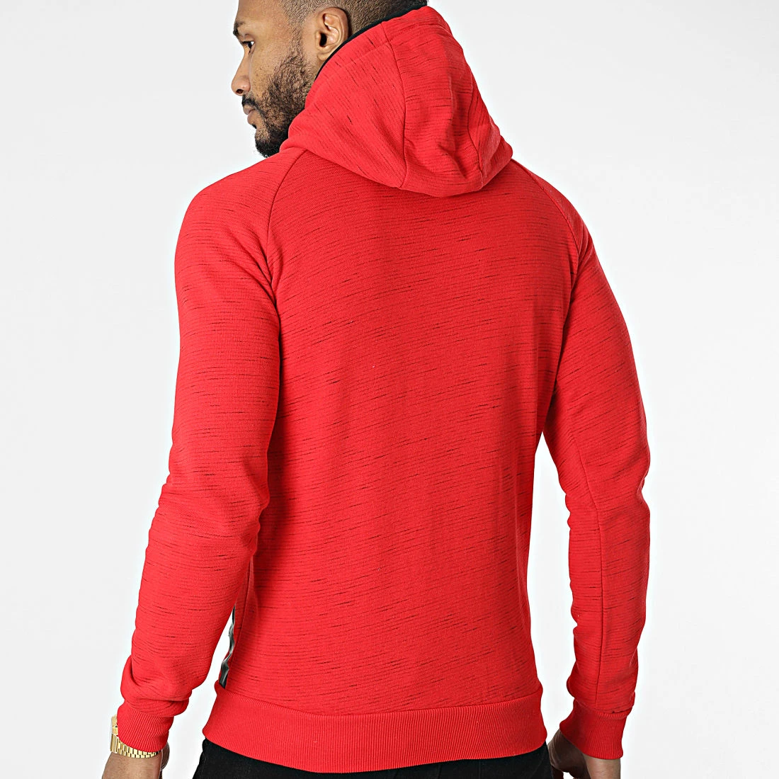 Offres ✨ Sweat Zippé Capuche Gortion Rouge de Classic Series 😍 6 Offres ✨ Sweat Zippé Capuche Gortion Rouge de Classic Series 😍 – Image 4