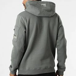 Coupon 🛒 Sweat Capuche H10600C21293A Gris Anthracite de Classic Series ⌛ -HautStyle Boutique sky rebel 317617 H10600C21293A 12400 20220517T161141 04