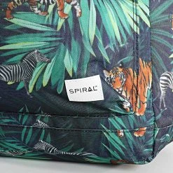 Promo 🛒 Sac A Dos 1448 Tropical Safari Vert de Classic Series 🤩 -HautStyle Boutique spiral 326060 1448 TROPICAL SAFARI 20220701T152622 03