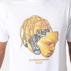 De gros ❤️ Tee Shirt Stargazing Blanc de Classic Series ✔️ -HautStyle Boutique tealer 272502 STARGAZING TEE WHITE 20210705T155404 02