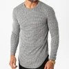 Meilleur prix 👏 Pull Slim U2213 Gris Chiné de Classic Series 🥰 -HautStyle Boutique terance kole 230102 U2213 GRIS 20200916T140833 01