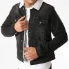 Top 10 ✔️ Veste Jean Col Fourrure 66124 Noir de Classic Series ❤️ -HautStyle Boutique terance kole 237999 Y66124 BLACK 20201019T133824 01