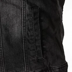 Top 10 ✔️ Veste Jean Col Fourrure 66124 Noir de Classic Series ❤️ -HautStyle Boutique terance kole 237999 Y66124 BLACK 20201019T133830 04