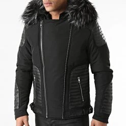 Top 10 🎉 Veste Zippée Capuche 79621 Noir de Classic Series 👏 -HautStyle Boutique terance kole 290997 79621 2 20211111T155502 03