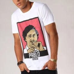 Grosses soldes ⌛ Tee 🔔 Shirt Pablo Blanc de Classic Series ⌛ -HautStyle Boutique thug n swag 109417 tns ts pablo blc 20180828T154144 05