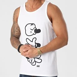 Nouveau 😍 Débardeur Game Blanc de Classic Series ✨ -HautStyle Boutique thug n swag 253837 TNS DEB GAME BLC 20210223T152635 03