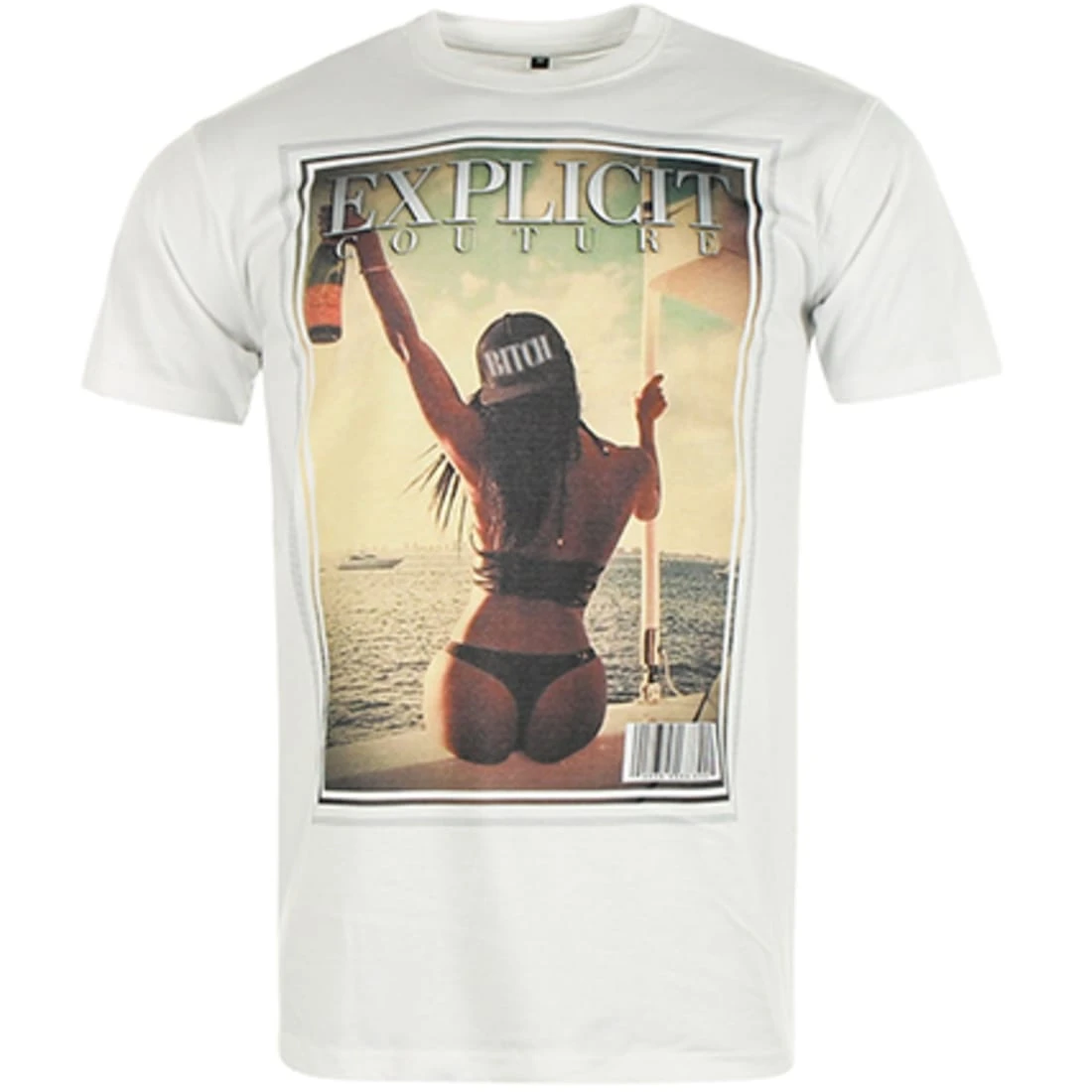 De gros 😉 Tee Shirt Explicit Champagne Girl Blanc de Classic Series ✔️ 3 De gros 😉 Tee Shirt Explicit Champagne Girl Blanc de Classic Series ✔️